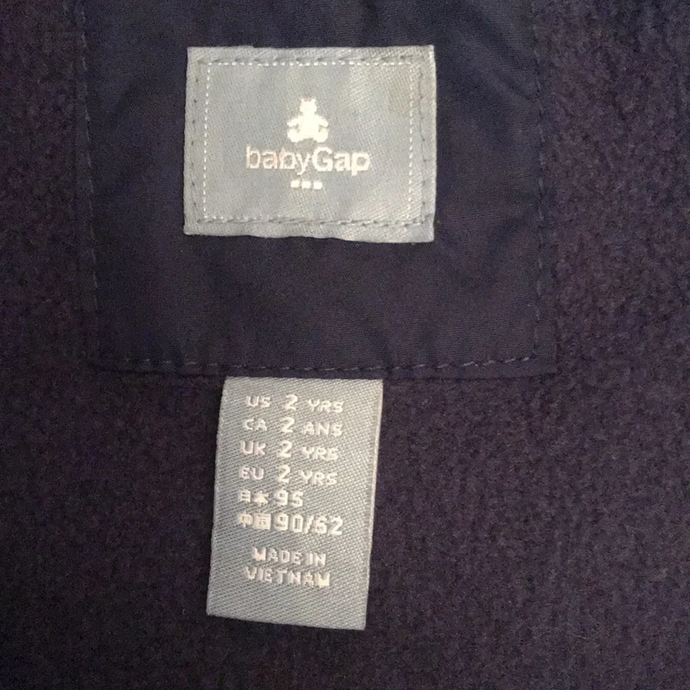 Baby‎ gap navy blue winter fall puffer jacket kids unisex